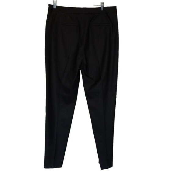 Kit and Ace Women's Size US8 Black Slim-Fit Trouser Side Zipper Wool Jersey Pant - Picture 9 of 9